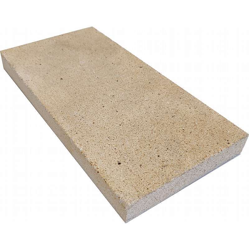 Ildfast sten: str. 150 x 300 x 25 mm.