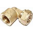 Pex Vinkel m/muffe