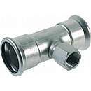 Pres-Tee med indv. gevind (Rustfri) - (VSH) M-bakke