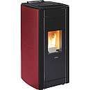 Pilleovn - Artel Elite Forrest med varmeflytning - Bordeaux - 10 kw