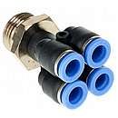 Push-in 1/2"- 4x8mm