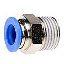 Push-in overgangnippel - 12mm x 1/2"