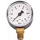 Manometer, Lodret monteret