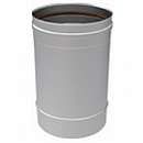 Rustfri længde 330mm - Ø113mm - (Ökofen)