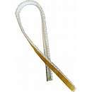 Glasfiberpakning - Hvid  - med tape 15x5mm - pr. meter
