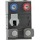 Pumpegruppe med 2 skifteventiler/mixer