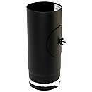 Lige røgrør med renseklap og keramisk pakning - L=250 mm - ø80mm