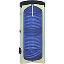 Varmtvandsbeholder til central & solvarme - Ø650 x 1540mm - 300L - 1,4m² og 1,0m² spiraler (ÖkoFen)