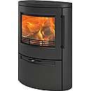 TermaTech brændeovn model  TT55R - Rund - sort