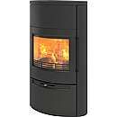 TermaTech brændeovn model  TT55RHT - Rund høj model- sort