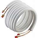 Altech Basic isolerede kølerør 0,8 mm - 1,0 mm, Med flange og omløber, 5 m, 3/8'' - 5/8''