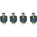 Altech vibrationsdæmpere 1 sæt, 4 stk, 40 kg per styk, 33x33x20 mm, M8