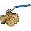 Kuglehane med filter 1 1/4" muffe/muffe