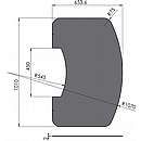 Form stålplade til TT80 stor