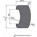 Form stålplade til TT80 lille