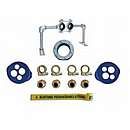 Fjernvarmerørsæt til nedadgående afløb
F...