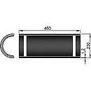 Varmeskjold dobbelt L:460mm - Ø150 MM