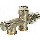 Danfoss Fordelerhus til RA-K ventil, med afspærring 3/4" x 15mm